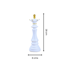 White Queen Chess Piece Sculpture - The Golden Theory