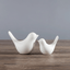 White Scandinavian Style Ceramic Bird | Set of 2 - The Golden Theory
