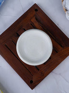 White Textured Bathroom Set – Minimalist Ceramic Bath Accessories - The Golden Theory