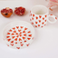 White with Red Heart Ceramic Mug and Plate Set - The Golden Theory