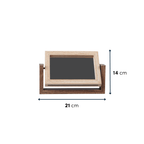 Wooden Photo Frame with Stand - The Golden Theory