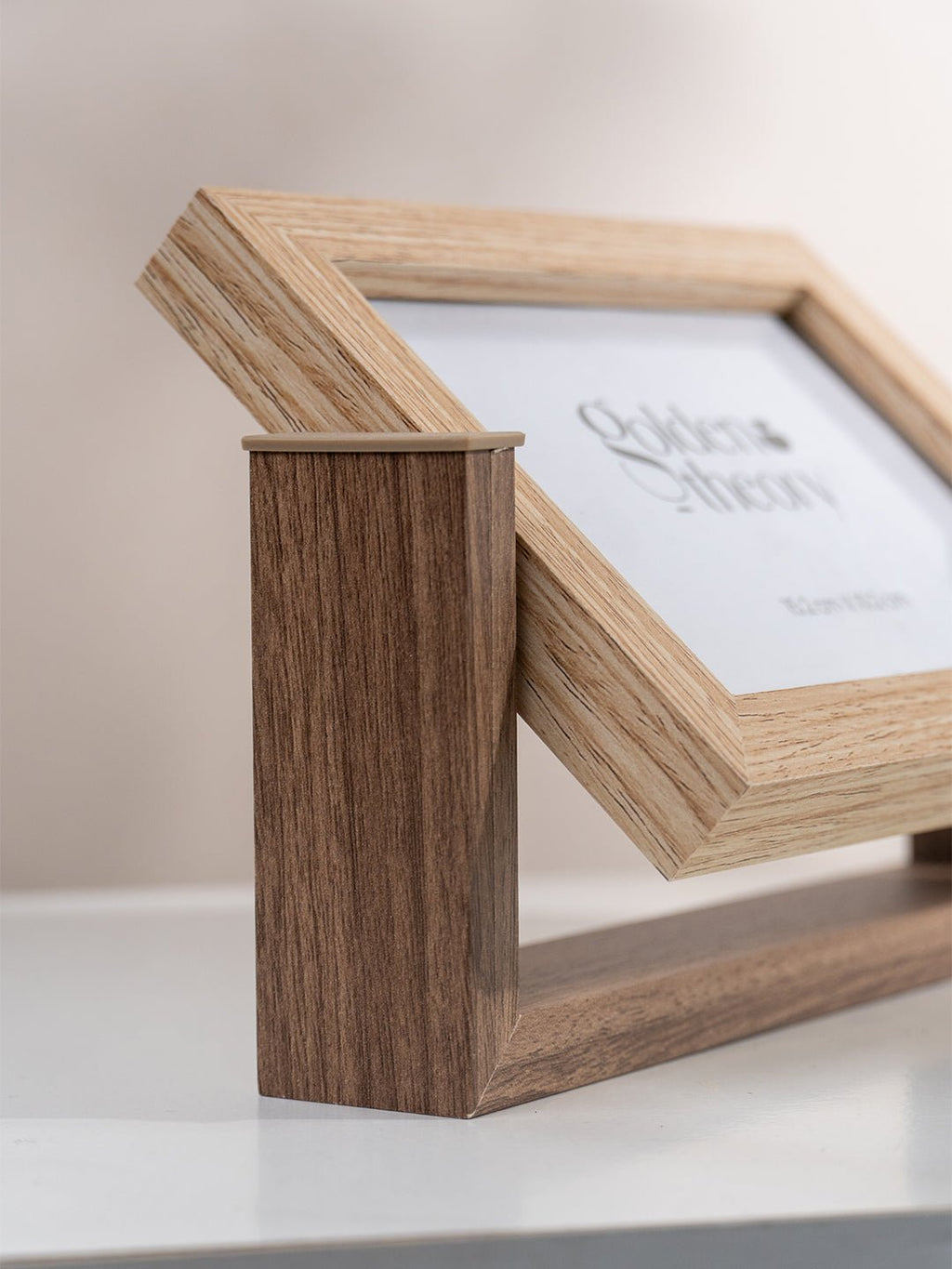 Wooden Photo Frame with Stand - The Golden Theory