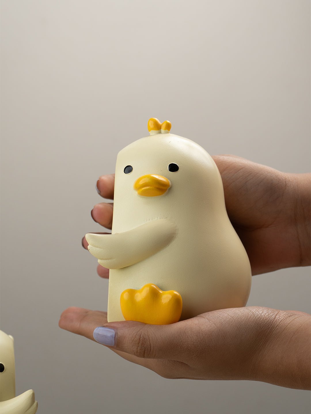 Yellow Ceramic Duck-Shaped Hugging Bookends - The Golden Theory