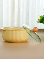 Yellow Sand Ceramic Casserole - The Golden Theory