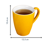 Yellow Solid Color Ceramic Coffee Mug