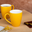Yellow Solid Color Ceramic Coffee Mug