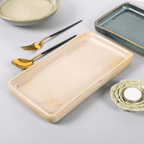 Grey Color Rectangle Platter - The Golden Theory