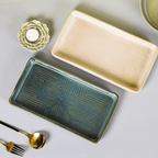 Grey Color Rectangle Platter - The Golden Theory