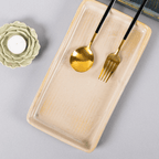 Grey Color Rectangle Platter - The Golden Theory
